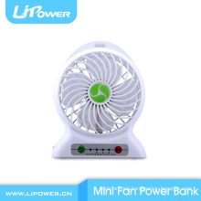 5v multi function Lithium Battery Power Station Mini USB fan for travel